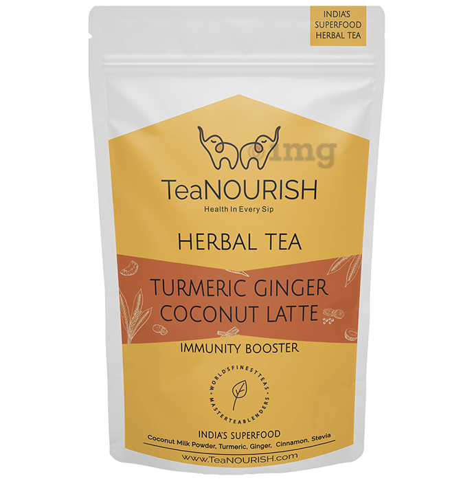TeaNourish Herbal Tea Turmeric Ginger Coconut Latte
