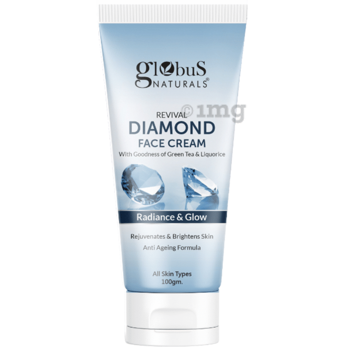 Globus Naturals Revival Diamond Face Cream (100gm Each) Radiance & Glow