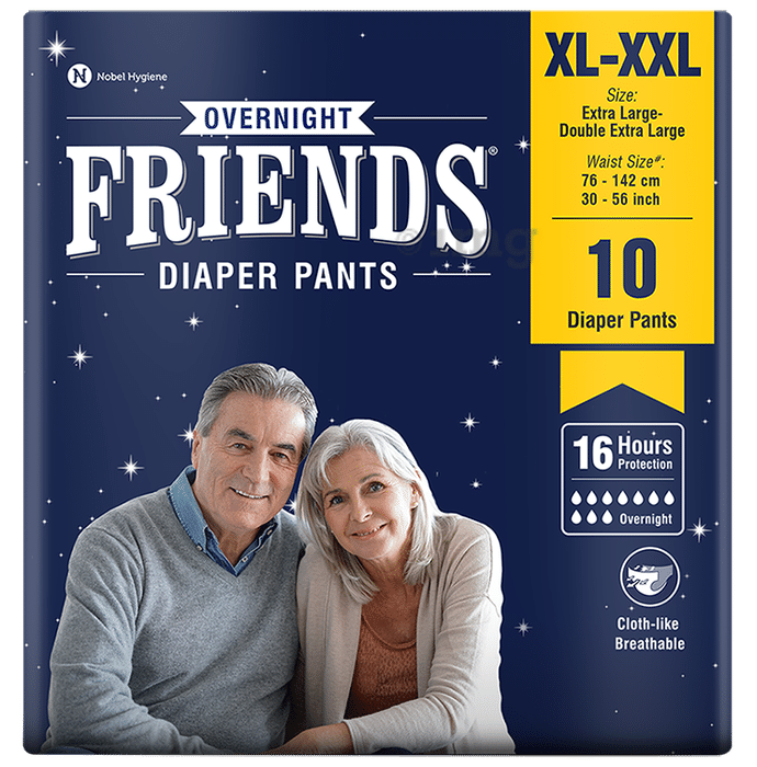 Friends Overnight Adult Unisex Diaper Pants | Size XL-XXL
