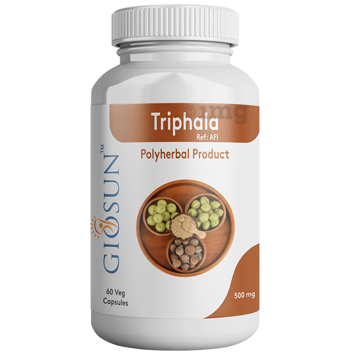 Giosun Triphala 500mg Veg Capsule