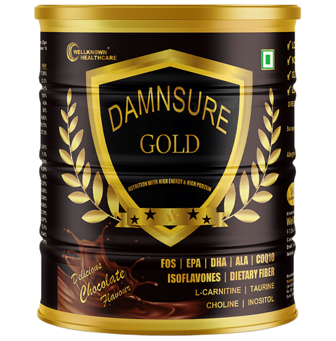 Wellknown Healthcare Damnsure Gold Powder Delicious Chocolate
