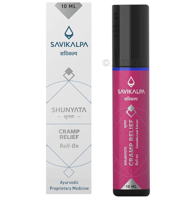 Savikalpa Shunyata Period Cramp Relief Roll-On for Period pain and Period Cramp Relief