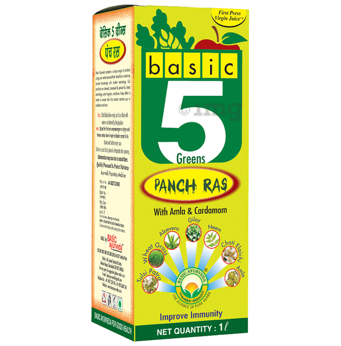 Basic Ayurveda Basic 5 Greens Panch Ras