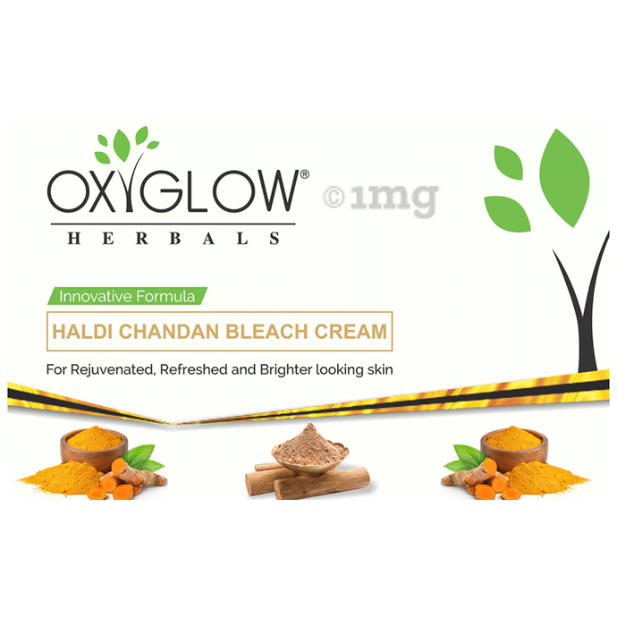 Oxyglow Herbals Haldi Chandan Bleach Cream