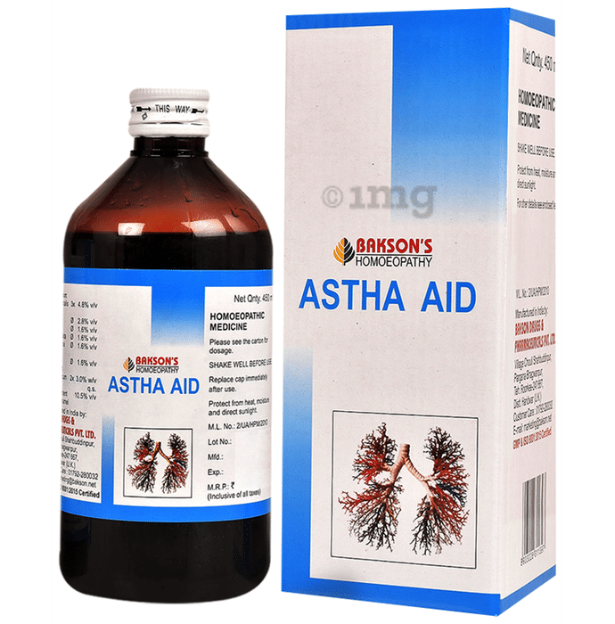Bakson's Homeopathy Astha Aid Syrup