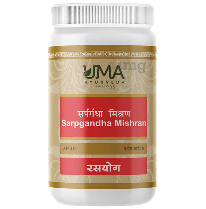 Uma Ayurveda Sarpgandha Mishran Tablet