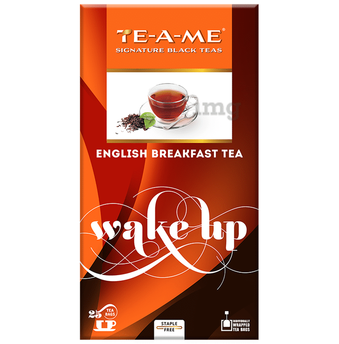 TE-A-ME English Breakfast Black Tea Bags (25 Each)