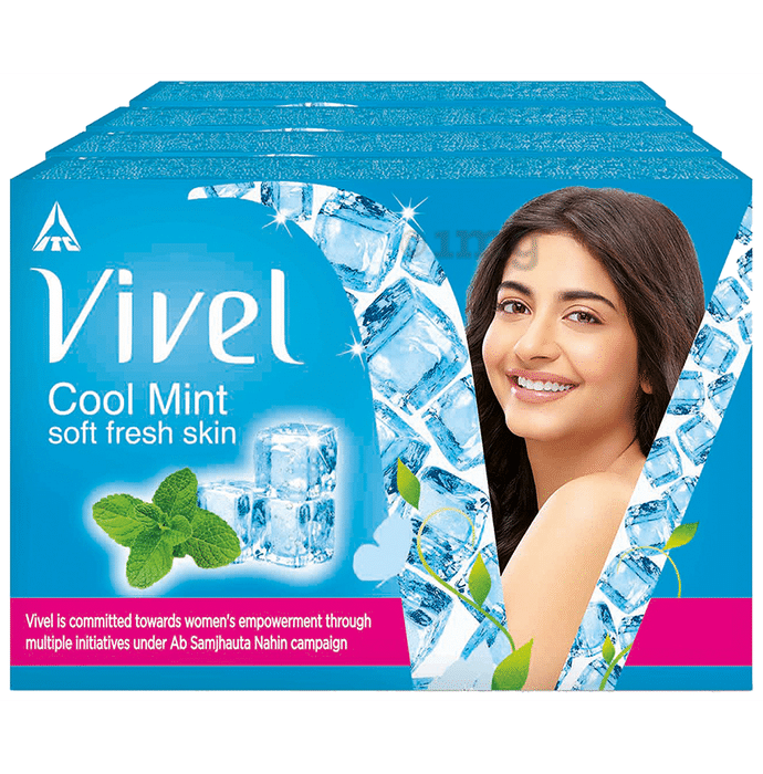 Vivel Cool Mint Soap (150gm Each)