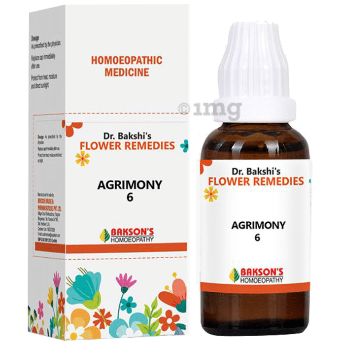 Bakson's Homeopathy Dr. Bakshi's Flower Remedies Agrimony 6