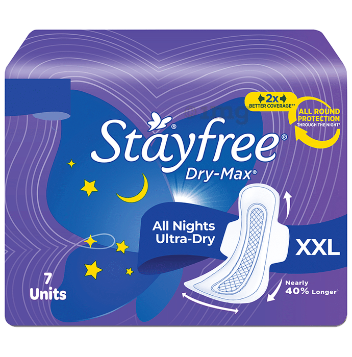 Stayfree Dry-Max All Night Ultra-Dry Pads XXL