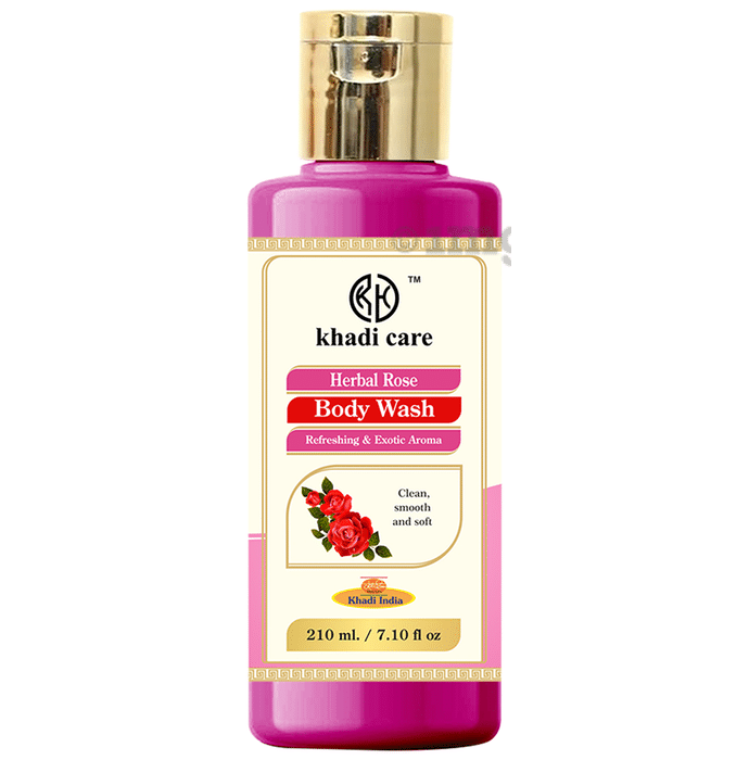 Khadi Care Herbal Rose Body Wash