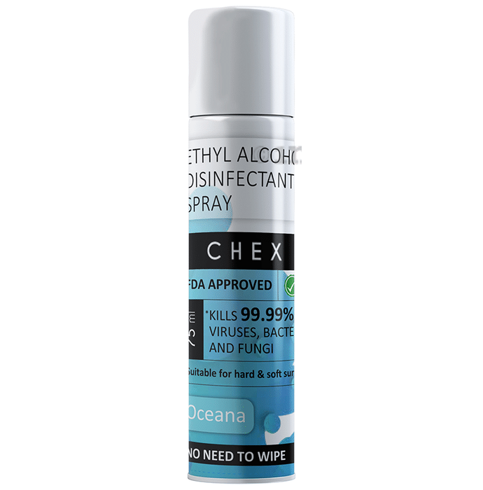 Chex Ethyl Alcohol Disinfectant Spray (75ml Each)