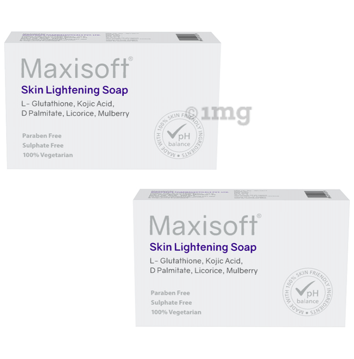 Maxisoft Skin LIghtening Soap (75gm Each)