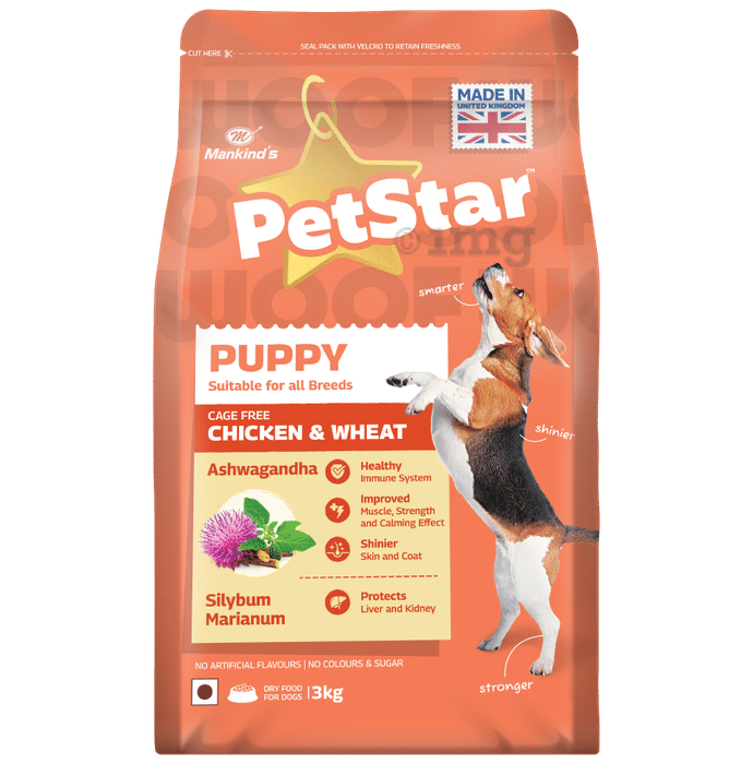 Petstar Puppy Dry Dog Food Chicken & Wheat