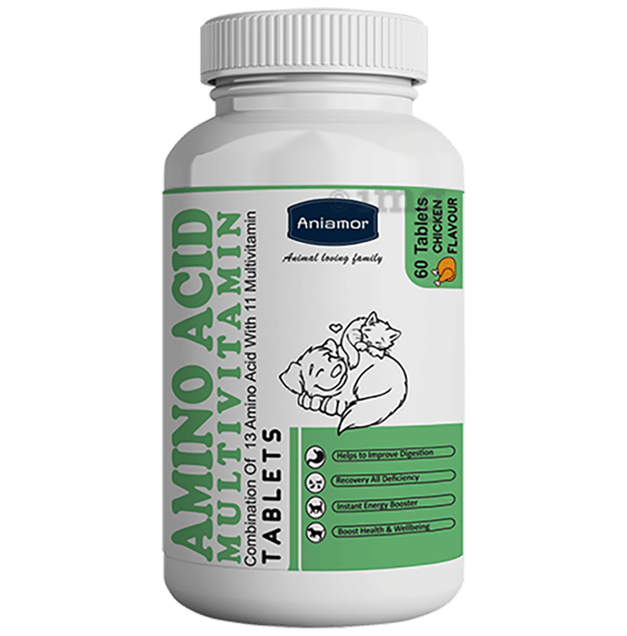 Aniamor Amino Acid Multivitamin Tablet Chicken Flavour