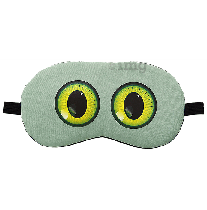 Jenna Sleeping Eye Mask for Insomnia, Puffy Eyes and Dark Circles RoundEye Green