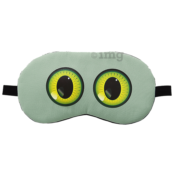 Jenna Sleeping Eye Mask for Insomnia, Puffy Eyes and Dark Circles RoundEye Green