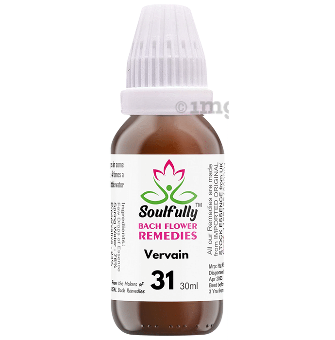 Soulfully Vervain Bach Flower Remedies Drops