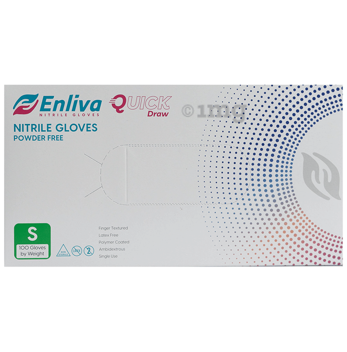 Enliva Quick Draw Nitrile Gloves Small