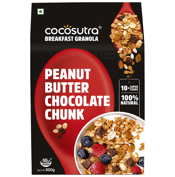 Cocosutra Breakfast Granola Peanut Butter Chocolate Chunk