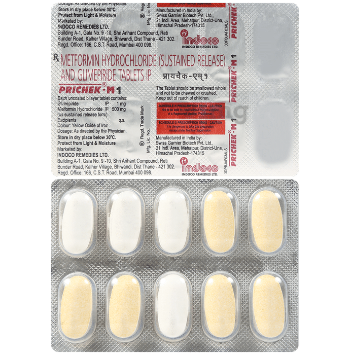 Prichek-M 1 Tablet SR