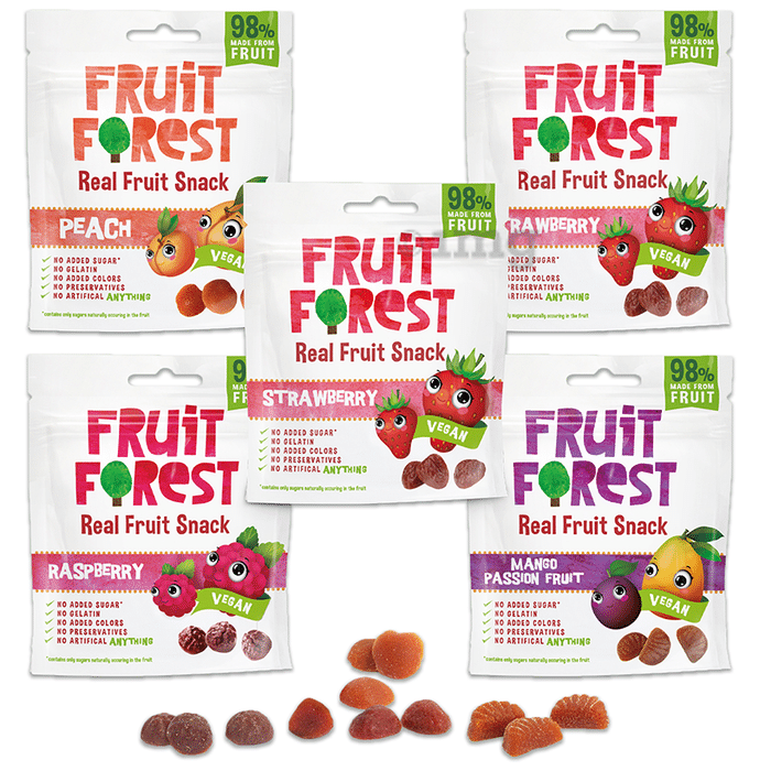 Fruit Forest Real Fruit Snack (30gm Each) Assorted