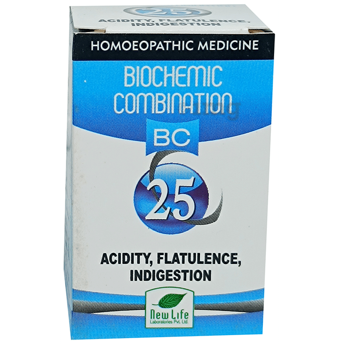 New Life Bio Combination No.25 Acidity,Flatulence, Indigestion