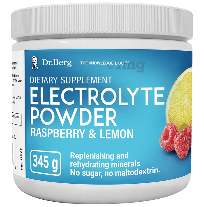 Dr. Berg Nutritionals Electrolyte Powder Raspberry Lemon