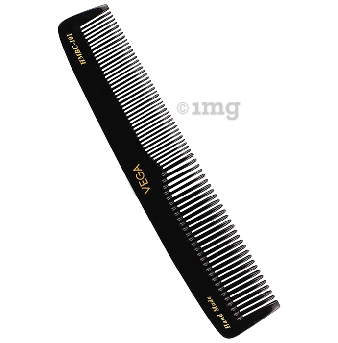 Vega HMBC 101 Graduated Black Dressing Handmade Hair Comb