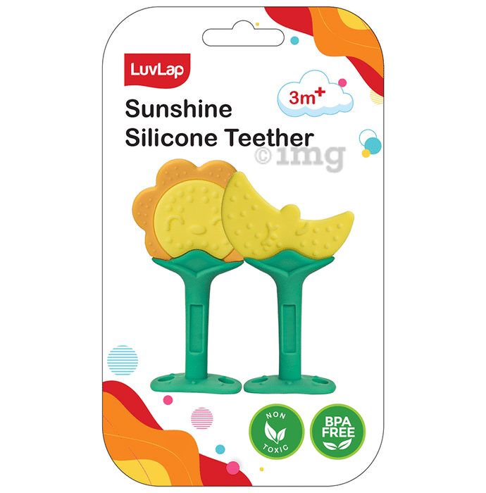 LuvLap Sunshine Silicone Teether 3m+