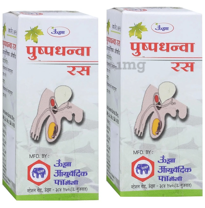 Unjha Pushpadhanva Rasa Tablet (40 Each)