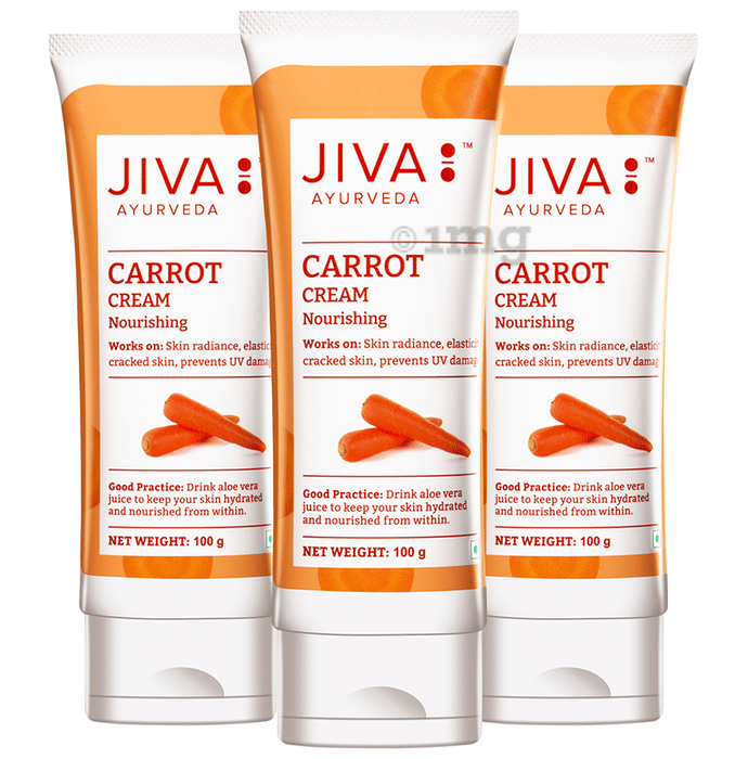 Jiva Ayurveda Carrot Cream (100gm Each)