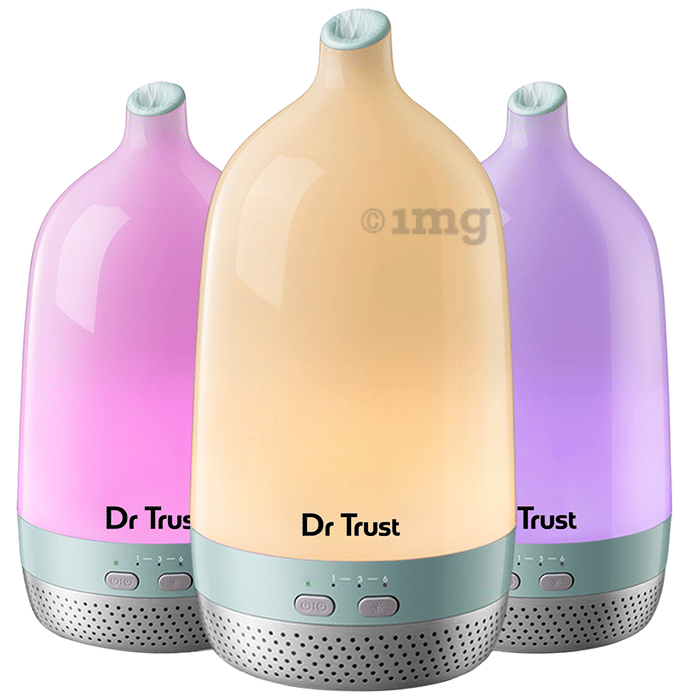 Dr Trust USA Home Spa Luxury Home Office Cool Mist Aroma Oil Diffuser and Humidifier 200ml Multicolor