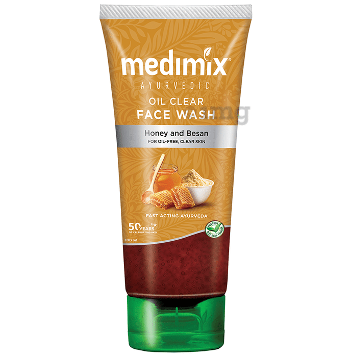 Medimix Ayurvedic Oil Clear Face Wash (100ml Each)