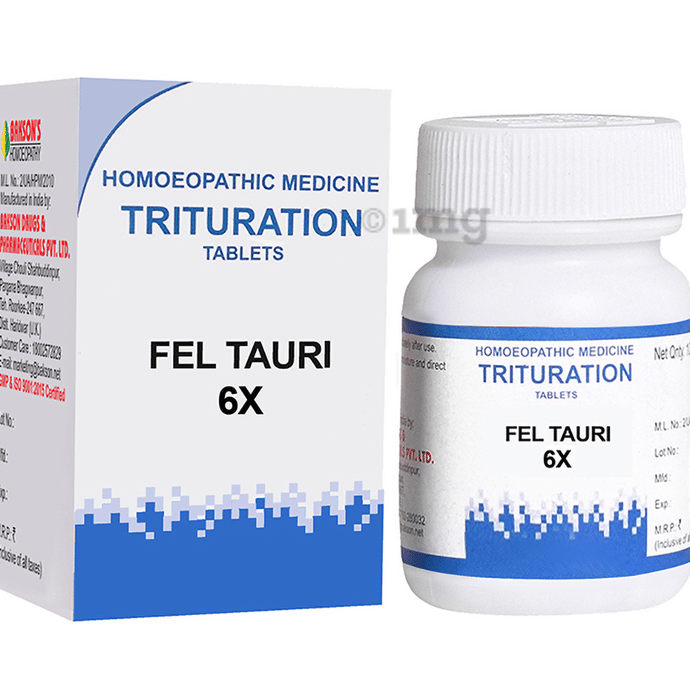 Bakson's Homeopathy Fel Tauri Trituration Tablet 6X