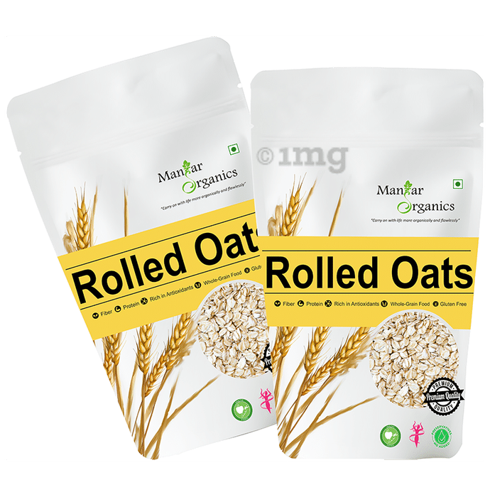 ManHar Organics Rolled Oats (1kg Each)