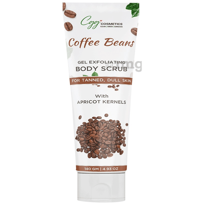 CGG Cosmetics Coffee Beans Gel Exfoliating Body Scrub (140gm Each)