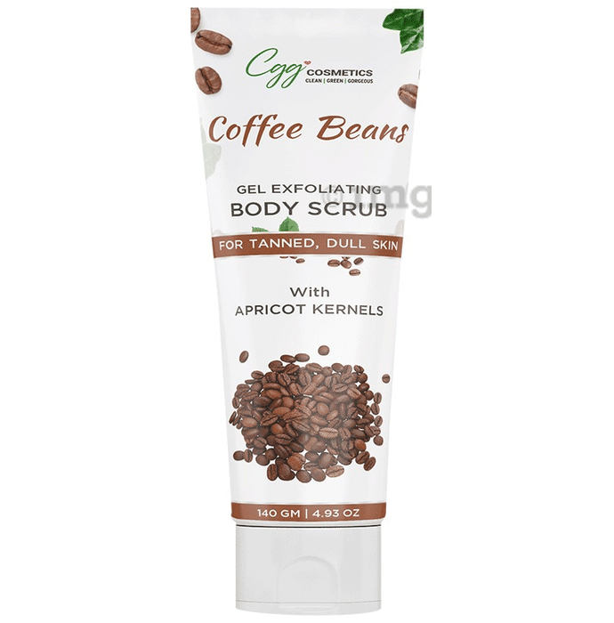 CGG Cosmetics Coffee Beans Gel Exfoliating Body Scrub (140gm Each)