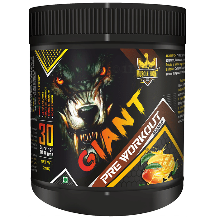 Muscle Fight Giant Pre Workout Mango