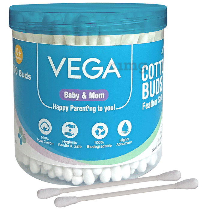 Vega Baby & Mom Cotton Buds