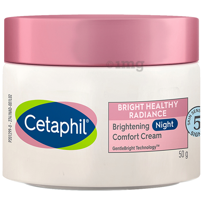 Cetaphil Brightening Night Comfort Cream | For Sensitive Skin