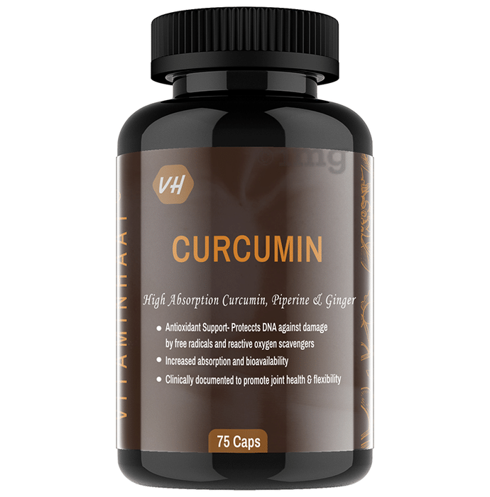 Vitaminhaat Curcumin  with Piperine Capsule
