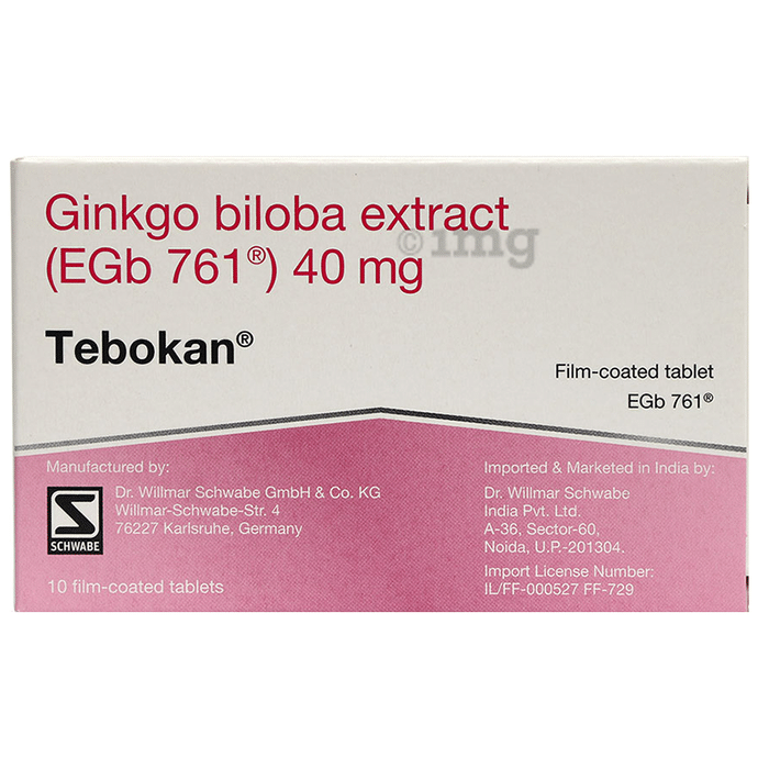 Tebokan 40MG with Ginkgo Biloba Extract Tablet