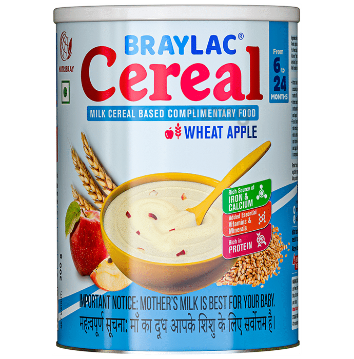 Braylac Cereal Wheat & Apple