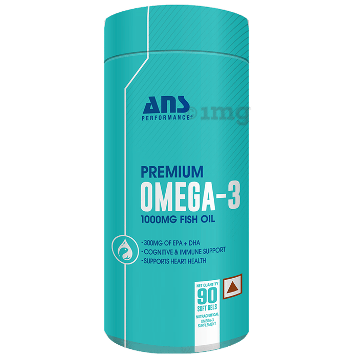 ANS Performance Premium Omega 3 1000mg Fish Oil Softgel