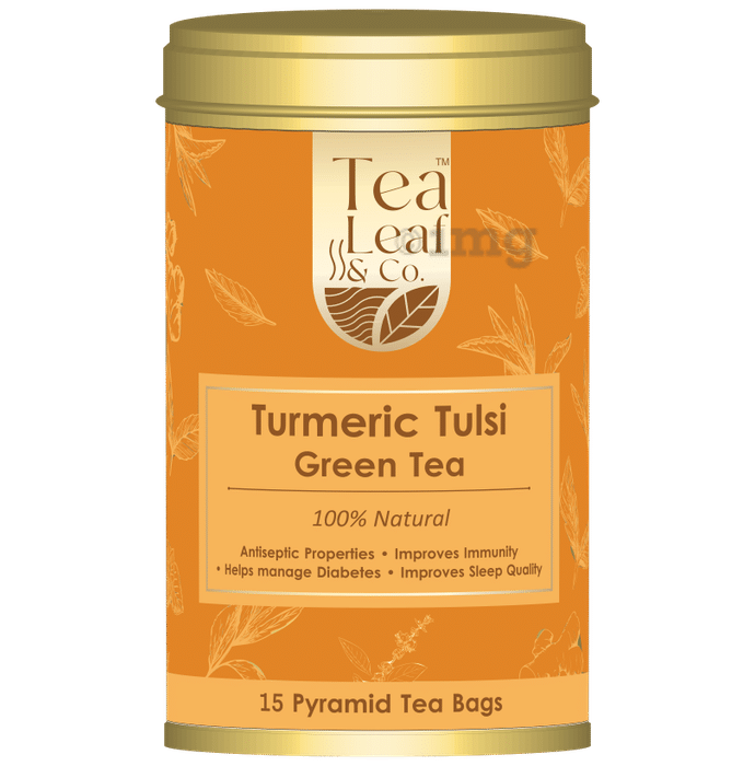 Tea Leaf & Co Turmeric Tulsi Green Tea (2gm Each)