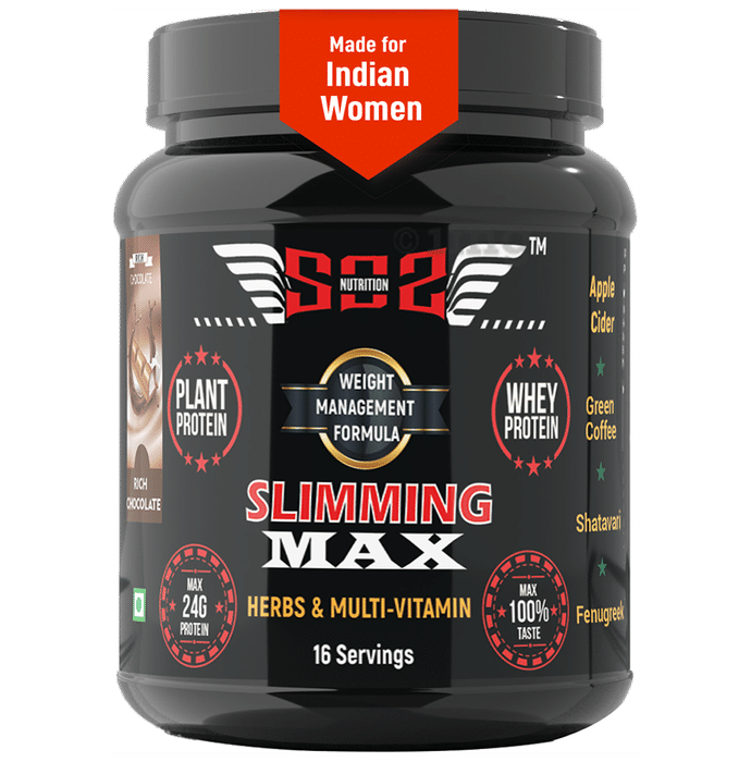 SOS Nutrition Sliming Max Herbs & Multivitamin Powder Chocolate