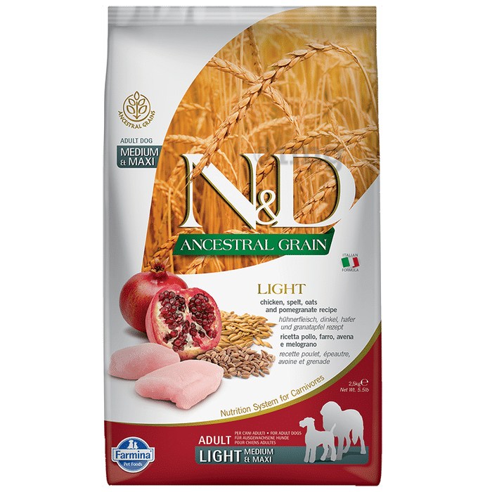 Farmina Pet Foods N&D Ancestral Grain for Adult Dog Medium & Maxi Breed