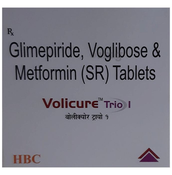 Volicure Trio 1mg/500mg/0.2mg Tablet