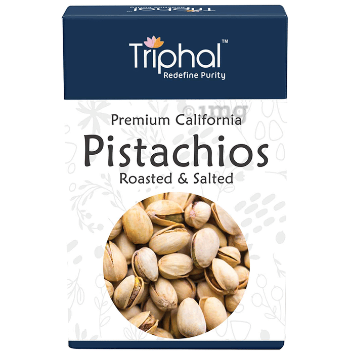 Triphal Premium California Roasted & Salted Pistachios | For Weight Control & Blood Pressure Levels